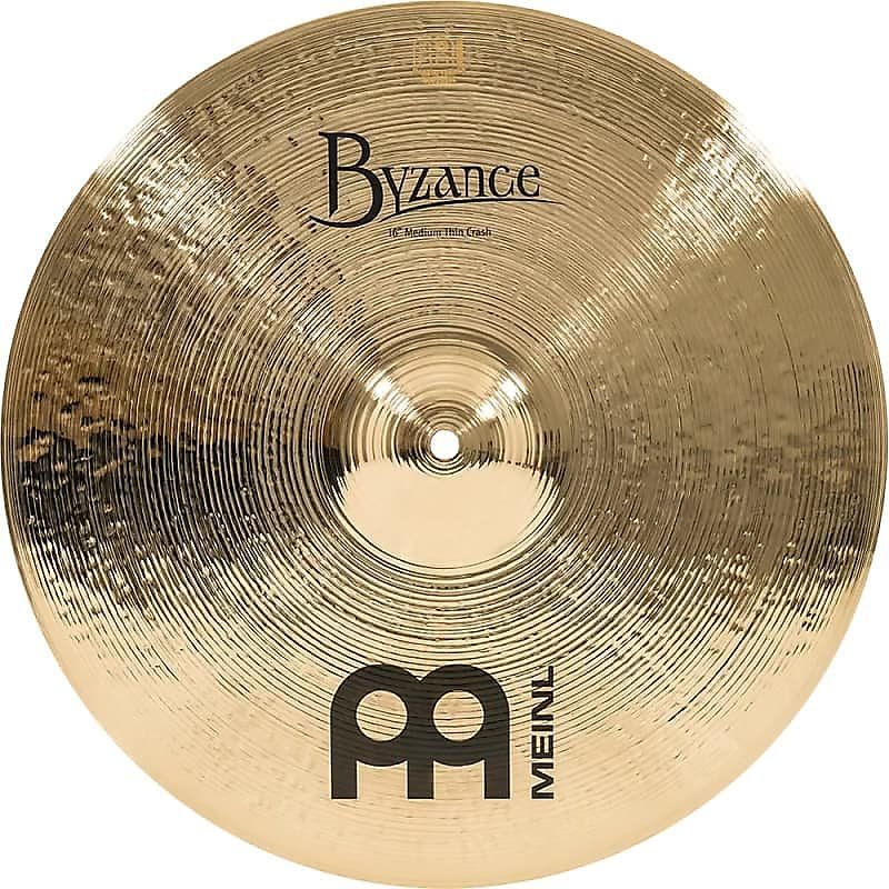 Meinl Byzance Brilliant B16MTC-B Platillo crash medio fino de 16"